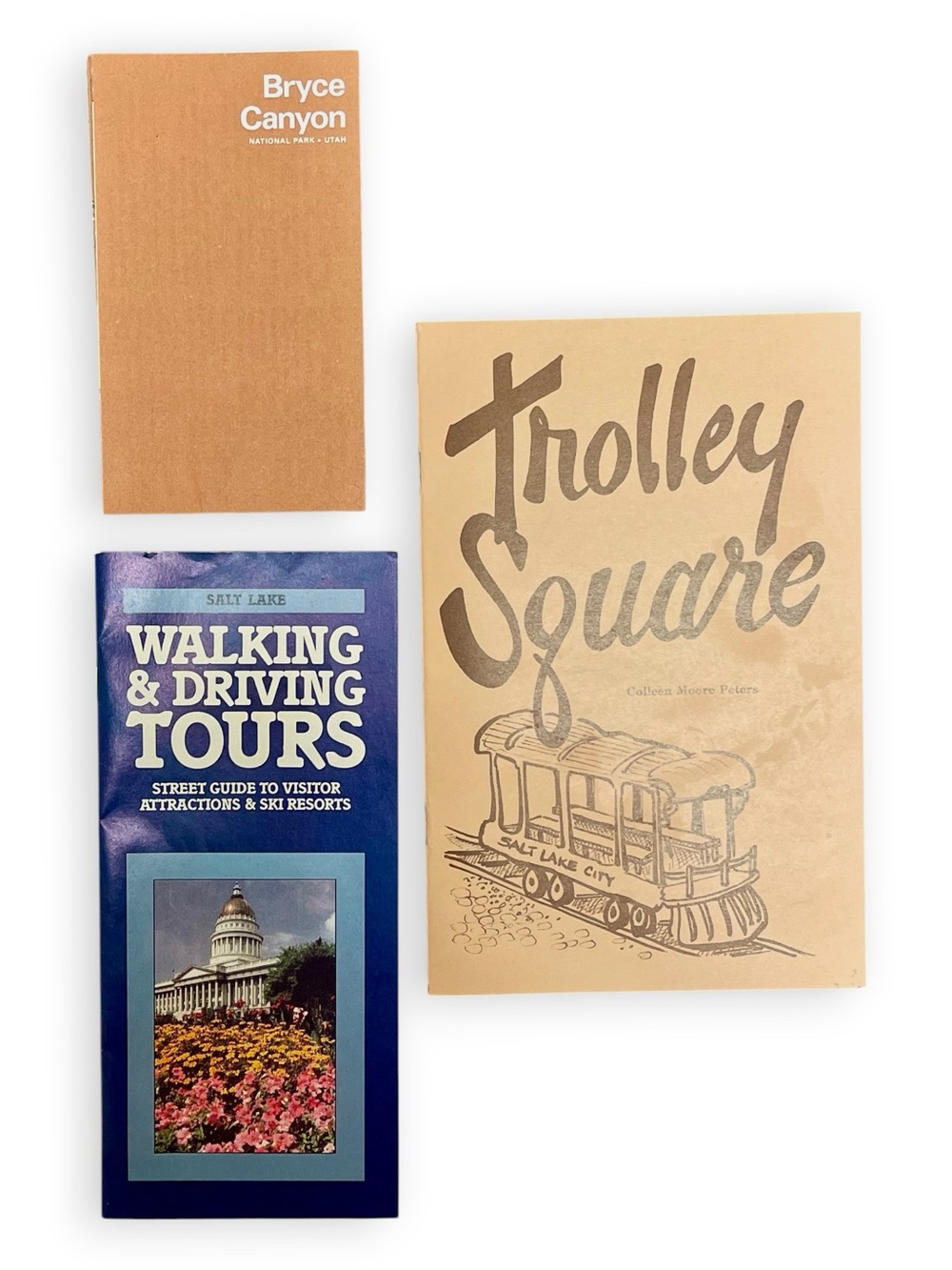Vintage Salt Lake City Bryce Canyon Utah Travel Brochure Pamphlet Booklet Lot